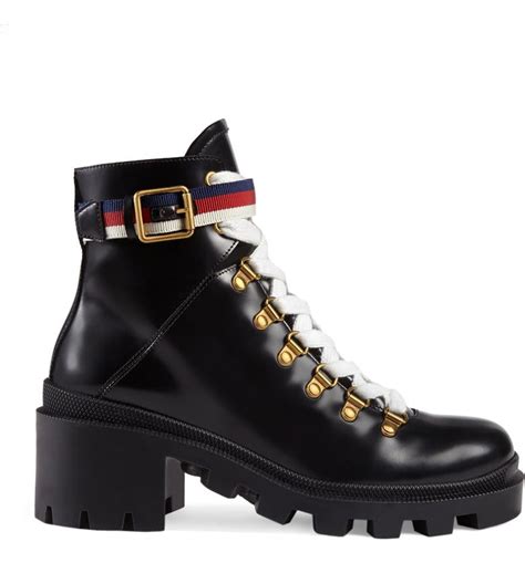 gucci trip combat boots|Gucci combat boots outfit.